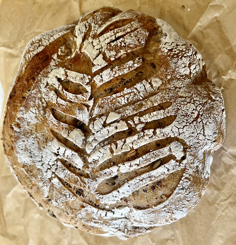 First stab at cooking a sourdough loaf in a cast iron Dutch oven. 230°C 30 minutes with lid on 15 minutes with lid off. Can barely wait till supper time for us to check it out! Incidentally why are they called Dutch ovens?