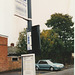 Cambridge Coach Services coach stop Mildenhall - 30 Oct 1994