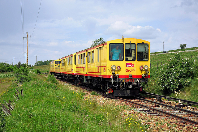 Train Jaune à La Cabanasse