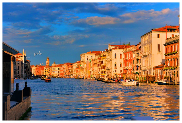 Desde el Gran Canal de Venecia