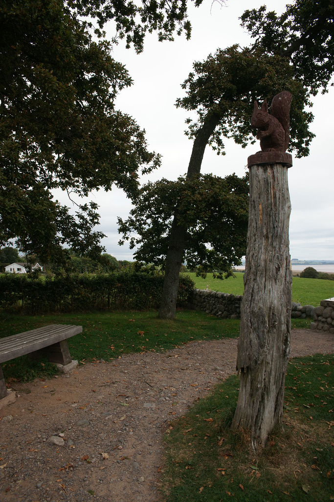 Squirrel Sculpture At Drumburn