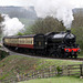 61002(61264) IMPALA at Esk Viaduct on 09.30 Grosmont to Pickering  NYMR 40th Aniversary steam gala 11th May 2013