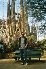 ES - Barcelona - Vor der Sagrada Familia