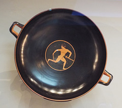 Kylix with a Swordsman in the Getty Villa, June 2016