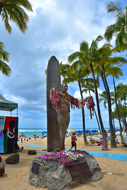 Duke Kahanamoku, Waikiki Beach