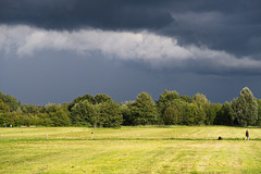 Two little benches under big clouds - HBM!