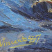 Detail of Sunflowers by Van Gogh in the Metropolitan Museum of Art, May 2011