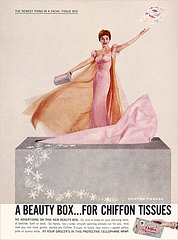 Chiffon Tissues Ad, 1957