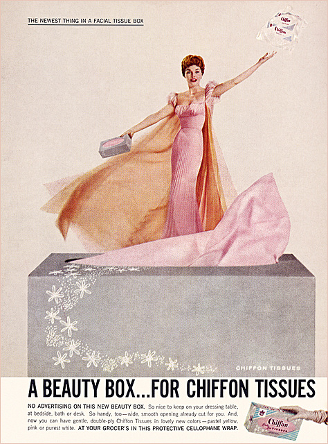 Chiffon Tissues Ad, 1957