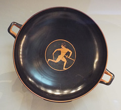 Kylix with a Swordsman in the Getty Villa, June 2016