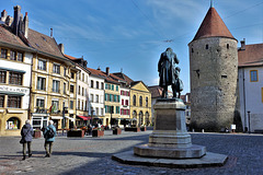 Yverdon / Place Pestalozzi