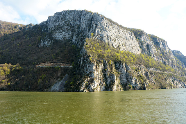The High Serbian Bank of the Danube upstream of the Iron Gates