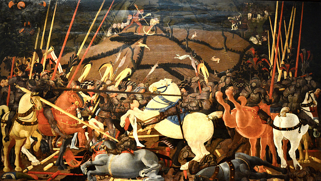 Florence 2023 – Galleria degli Ufﬁzi – The Battle of San Romano