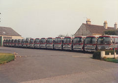 Morley’s Grey Coaches garage, West Row – 12 Sep 1985 (26-27)