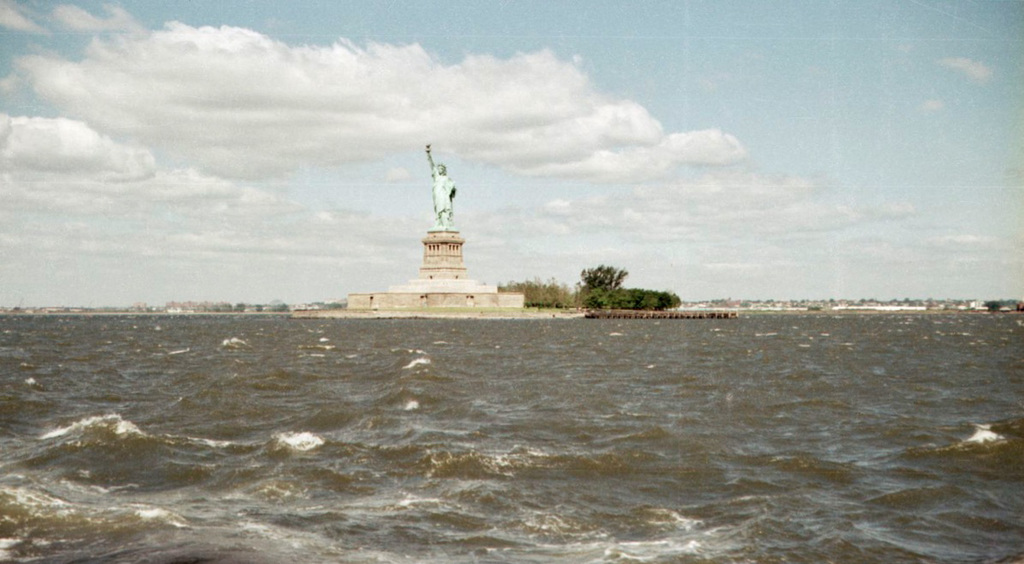 Statue of Liberty and Liberty Island (Scan from June 1981)