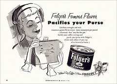 Folger's Coffee Ad, 1954