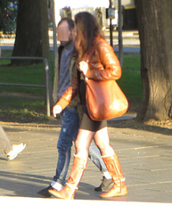 girl in boots