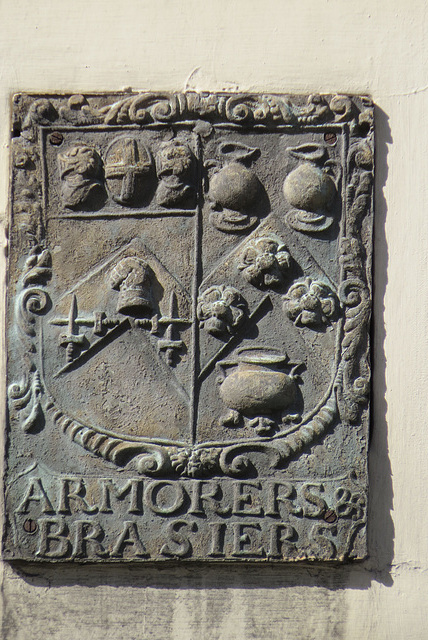 armourers and braziers hall, coleman st., london