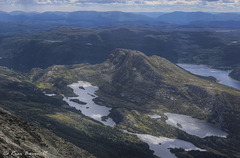 The view from the summit of Mt. Gaustadtoppen