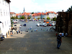 Blick von der Domtreppe auf den Domplatz. ©UdoSm