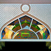 Mutrah : ingresso al Souq - nella vetrata i riflessi della cupola colorata - (vedi foto prec.)