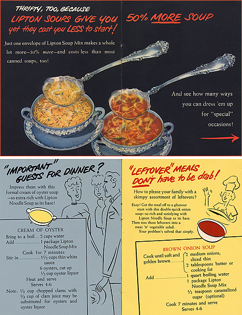 Lipton Soup Booklet (2), c1950