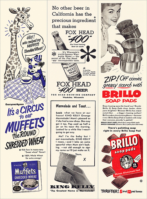 B&W/Duotone Ads, 1953/54