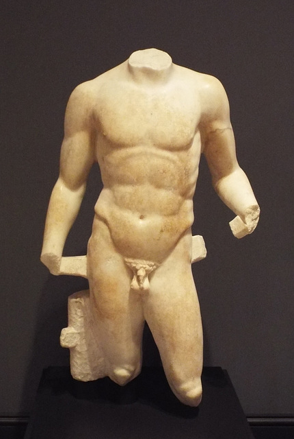 Torso of an Athlete in the Getty Villa, June 2016