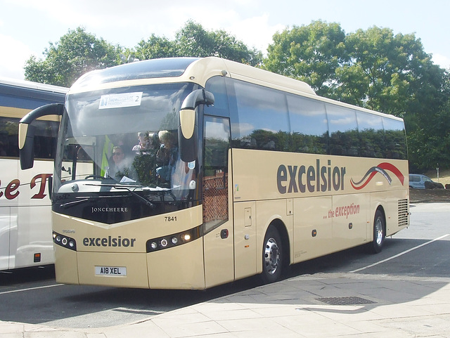 DSCF4300 Excelsior 7841 (A18 XEL) at Chieveley Services - 3 Aug 2018 DSCF4300 Excelsior 7841 (A18 XEL) at Chieveley Services - 3 Aug 2018