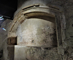 torre abbey, devon , c14 lavatorium in west cloister range