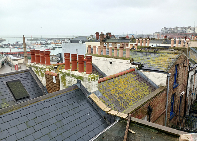 The rooftops of Ramsgate.