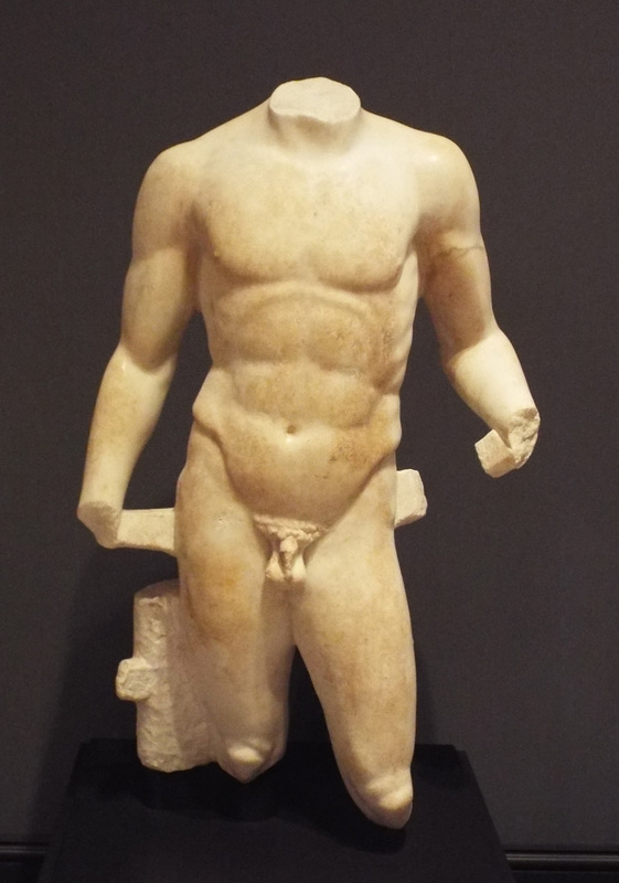 Torso of an Athlete in the Getty Villa, June 2016