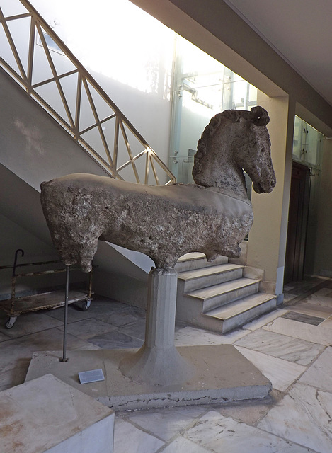 Horse Statue from the Antikythera Shipwreck in the National Archaeological Museum in Athens, May 2014