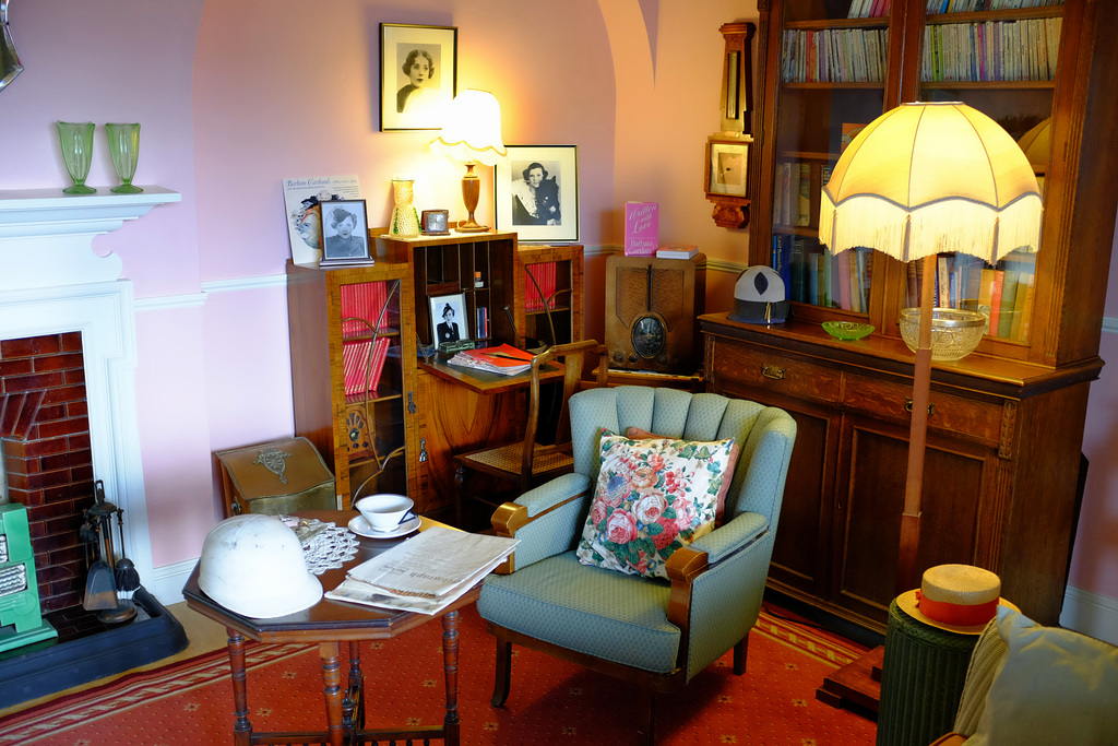 Brooklands Museum January 2015 Barbara Cartland Room