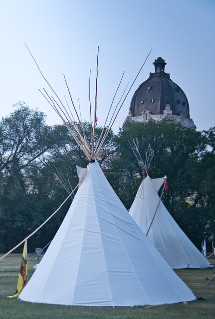 Tipis and Dome