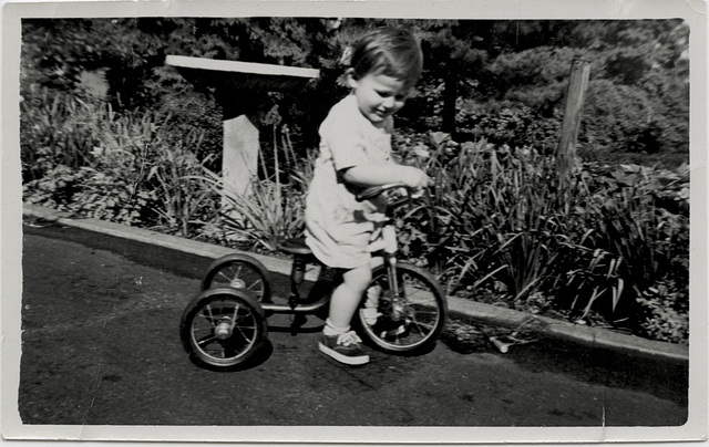 Chris in the Garden, 1951