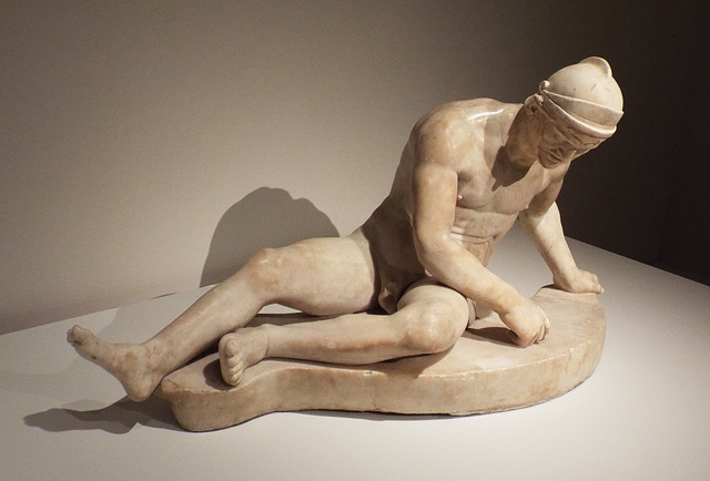 Marble Dying Gaul in the Metropolitan Museum of Art, July 2016
