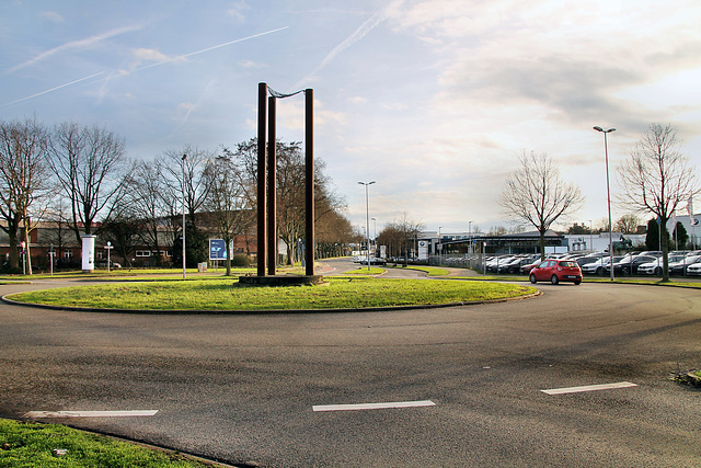 Ruhrorter Straße, Kreisverkehr (Mülheim-Speldorf) / 7.01.2023