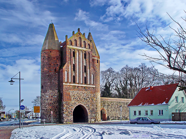 Friedland, Anklamer Tor (Stadtseite)