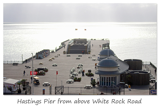 Hastings Pier from above - 18.10.2018