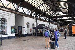 Brighton Station covered carriage road 11 11 2021