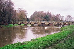 Essex Bridge over the River Trent near Great Haywood, Grade I Listed Building (Scan from 1999)