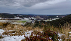 View down the spey valley from the slopes of Ben Aigan