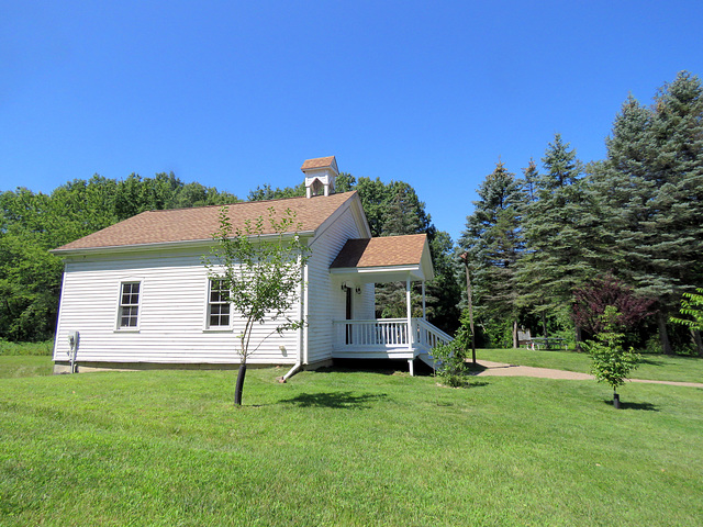 The tiny country schoolhouse