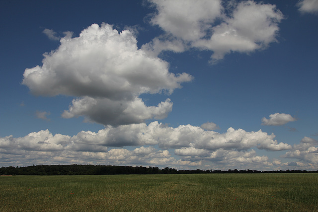 Wolken über dem Oberfeld