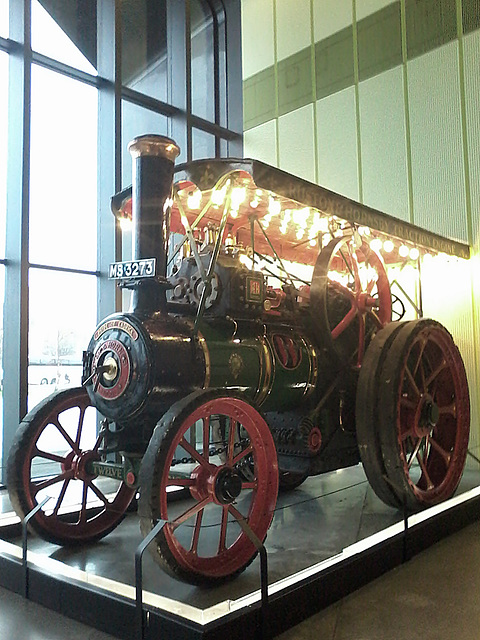 Ruston Hornsby Traction Engine,Glasgow Transport Museum