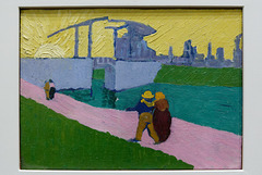 "Le pont de Langlois" d'après V. van Gogh - Giovanni Giacometti - vers 1906-7)