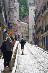 Cobbles and tram-tracks