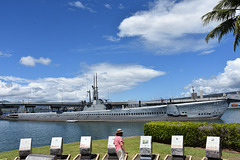 USS Bowfin (SS-287) im Hafen von Honolulu