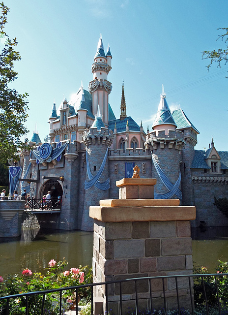 Sleeping Beauty's Castle in Disneyland, June 2016